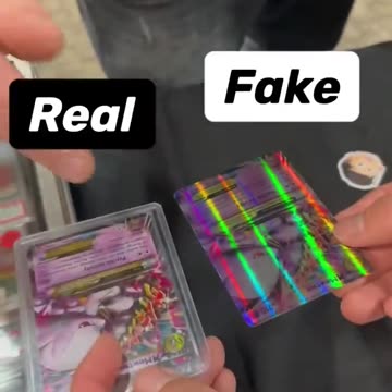 BEWARE FAKE OR REAL POKEMON CARDS.