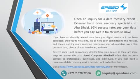 Data Recovery Abu Dhabi