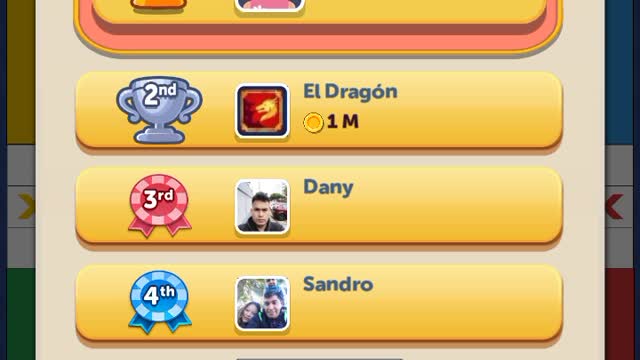Playing in a tournament on the game ludo club data (10/04/2022).