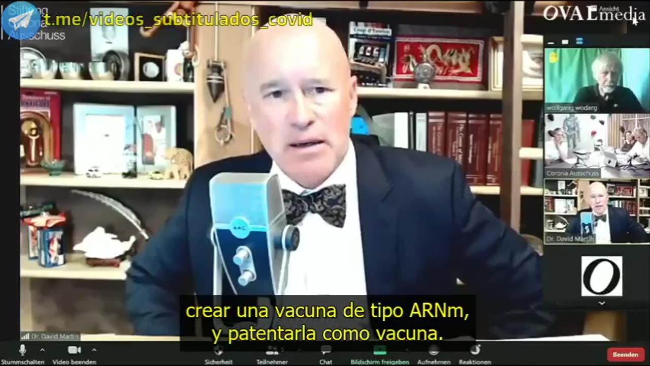 El Dr. David Martin entrevistado sobre las patentes covid (español)