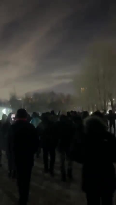 BREAKING: Large potests in Astana, Kazakhstan.
