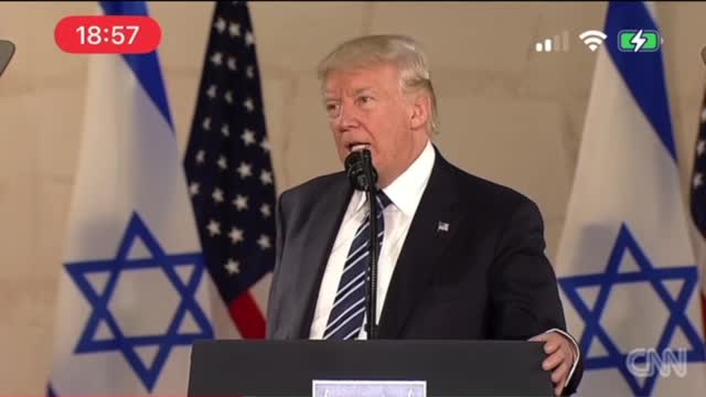 TRUMPS BEAUTIFUL POWERFUL SPEECH IN ISRAEL