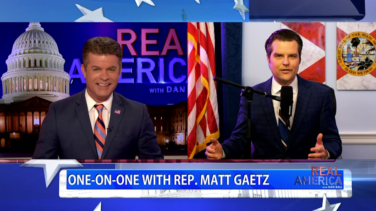 REAL AMERICA -- Dan Ball W/ Rep. Matt Gaetz, Debt Ceiling Showdown