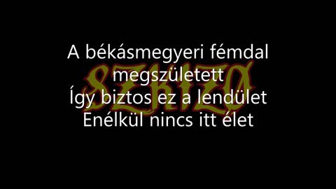 Szkízó – Békásmegyeri fémdal (dalszöveges audió)