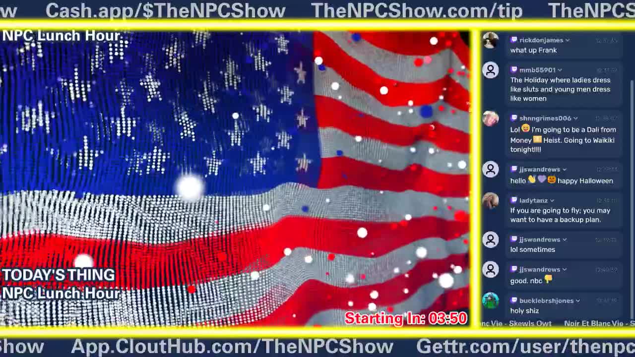 🔴LIVE: NPC Lunch Hour 🟠⚪🟣 The NPC Show