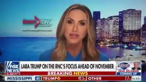 Lara Trump announces the opening of an election integrity division of the RNC