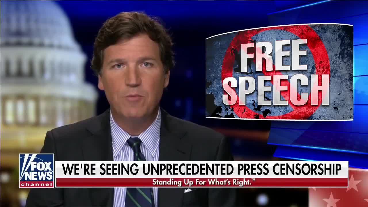 Tucker Unprecedented censorship is taking over American media