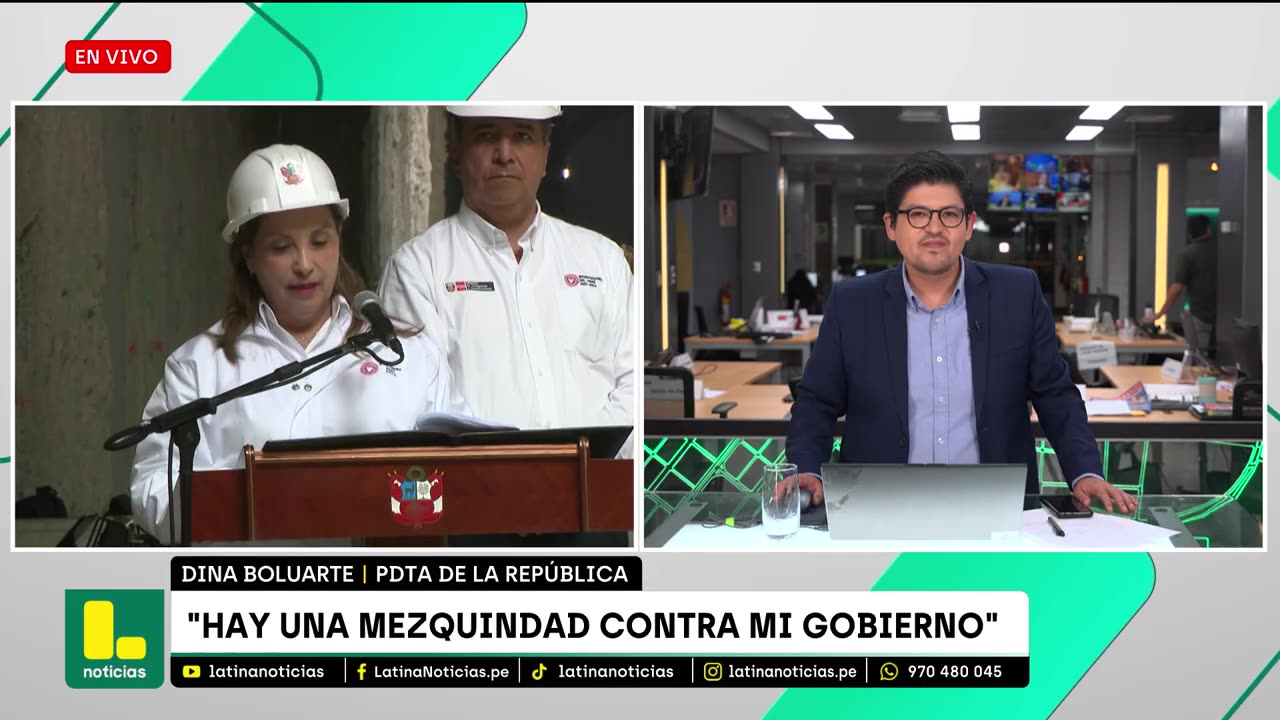 Dina Boluarte arremete contra sus detractores: "Hay una mezquindad contra mi gobierno"