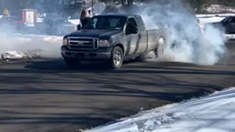 Big Trucks Doing Burnouts