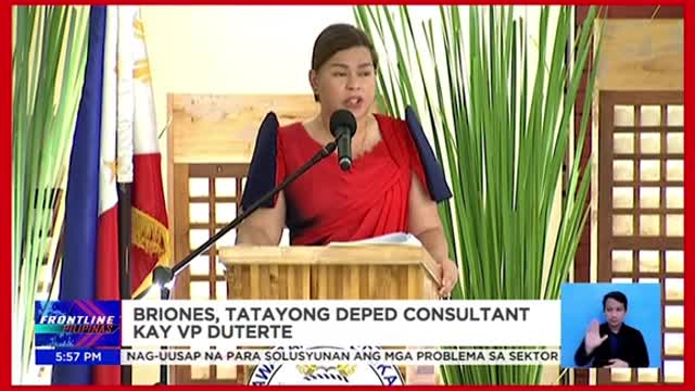 Turnover ng DepEd kayVP Sara Duterte, opisyalna