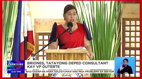 Turnover ng DepEd kayVP Sara Duterte, opisyalna