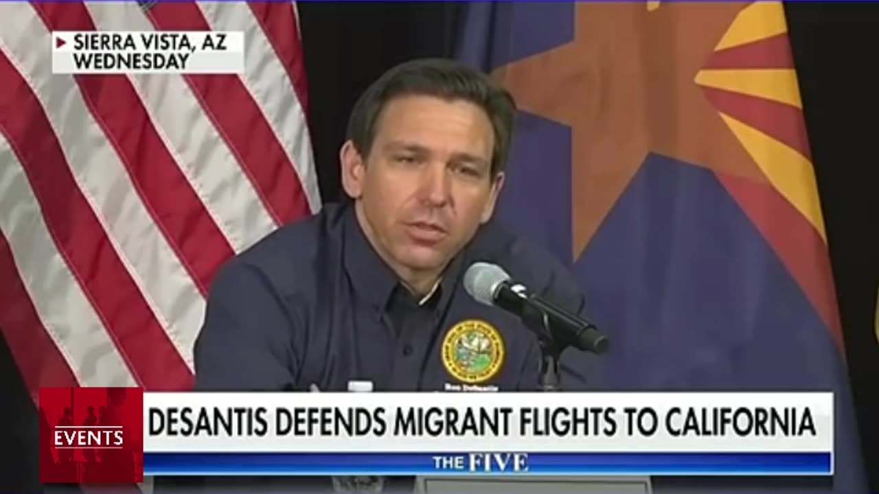 GOV. NEWSOM: DESANTIS IS ÂFLAILINGÂ #DESANTIS #NEWSOM #MIGRANTS