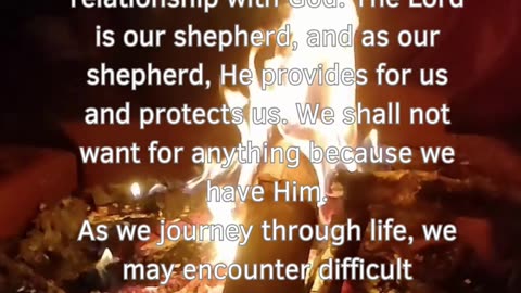 Trusting in God as Our Shepherd: A Reflection on Psalm 23:1