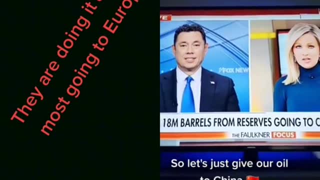Oil for China from USA RESERVES