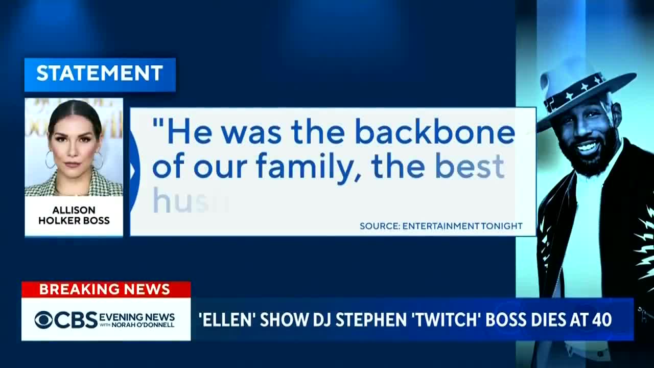 Stephen tWitch Boss, Ellen show DJ, dies at 40