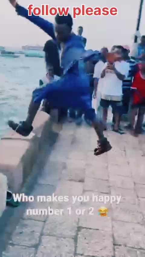 Childs making moment to make happy people