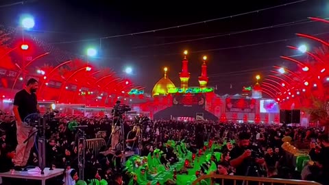 Haram_e_shareef_Karbala🧡💙❤️