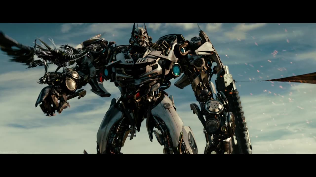 Transformers 3 Dark Of The Moon - Megatron in Africa Scene 4k