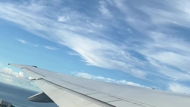 Video of the plane taking off from Guam.