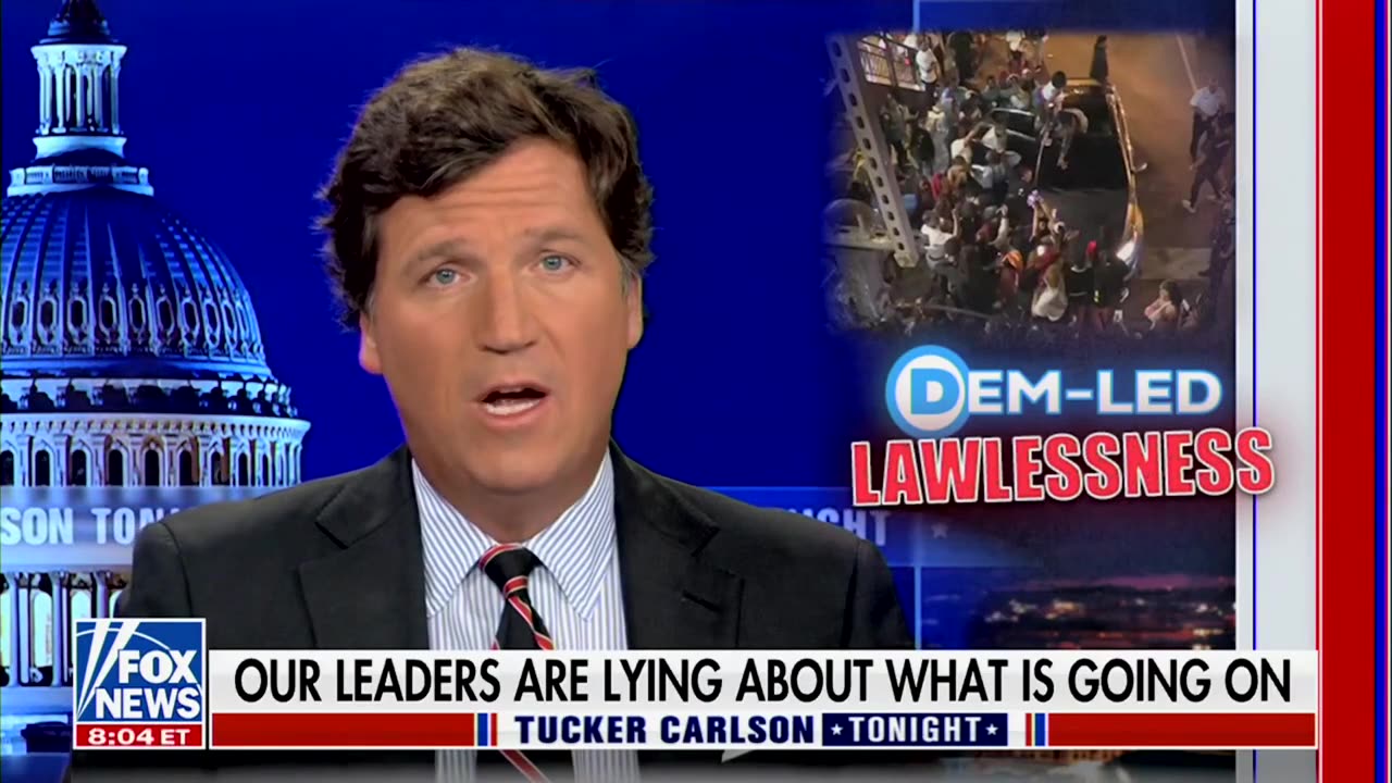 Tucker Carlson Shreds The Left For Their Support Of Mob Violence