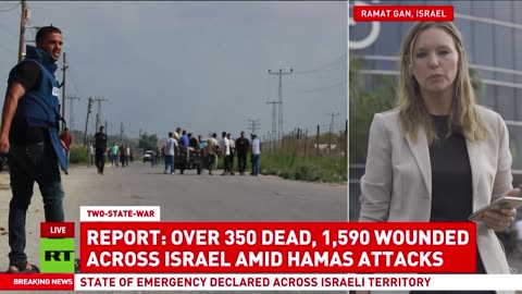 Over 350 reported dead, 1,590 wounded across Israel