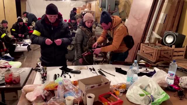 'We must defend it': Kyiv residents sign up for civil defense