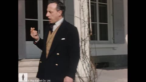 Charlie Chaplin at Home with Dawn Addams & Prince Vittirio Massimo-Rare home Movie Footage.