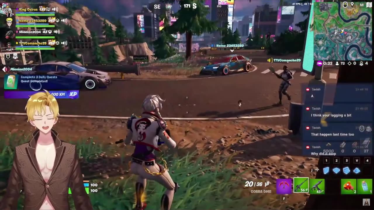 funny fortnite glitch