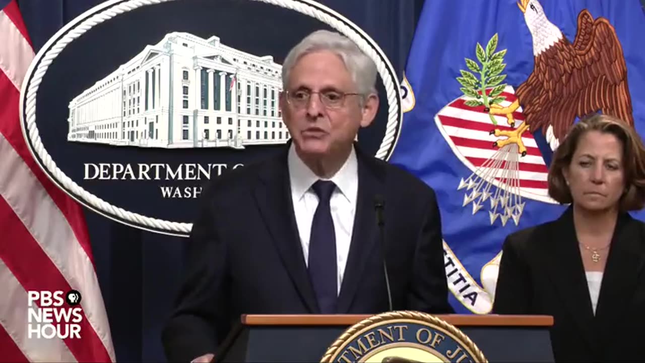 US Attorney General Merrick Garland tries to defend the One-tiered Justice System