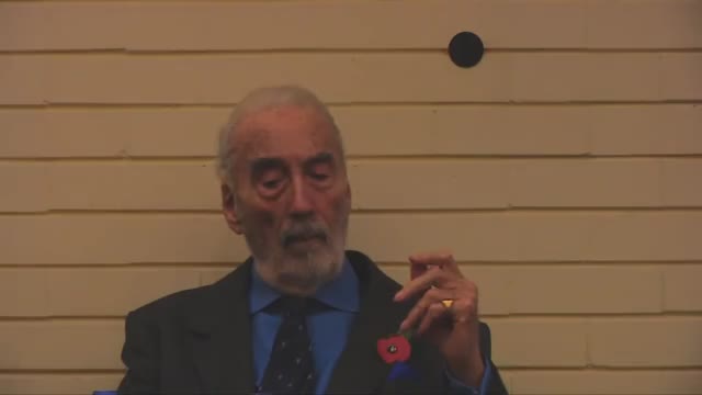 Christopher Lee discusses rumors of his extensive occult library, satanism and black magic