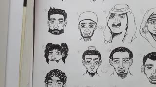 How to Draw (manga style) Middle Eastern People