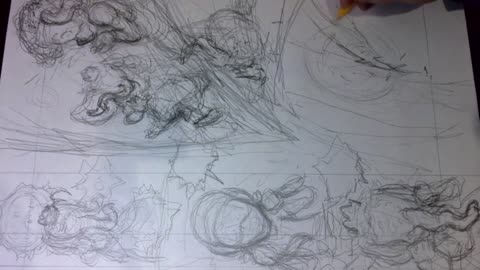 Lo-fi draw and chill: Pencil art for page 119