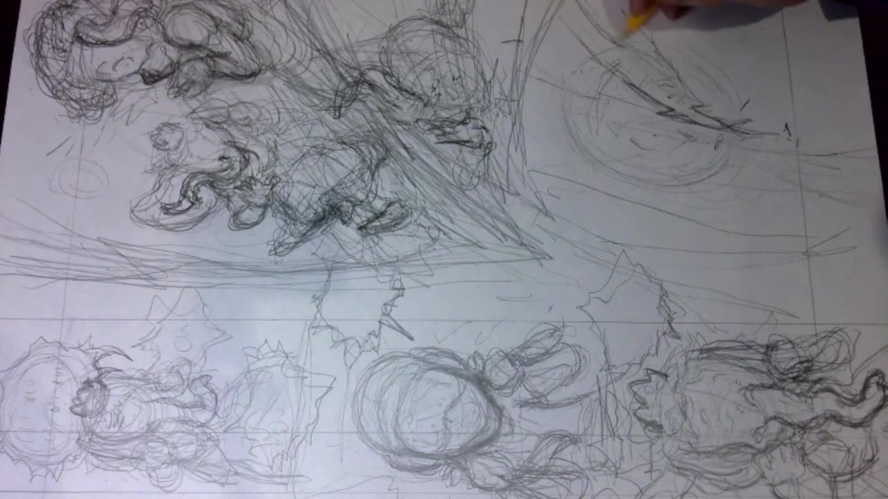 Lo-fi draw and chill: Pencil art for page 119