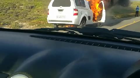 Vehicle Alight 18h09 23.Oct. /23, Cape Town, SA