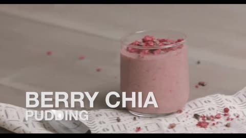 Keto Berry Chia Pudding