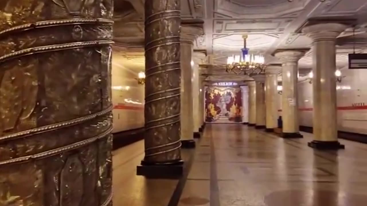 Metro station In Russia