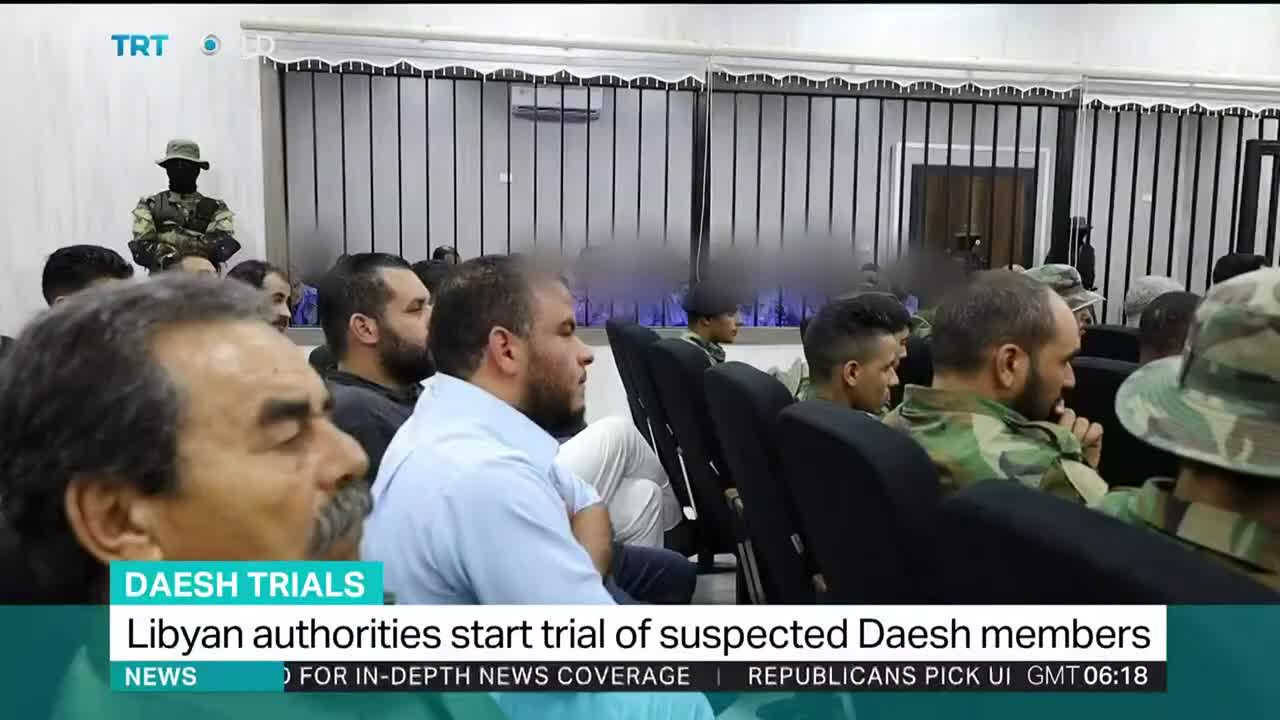 Libyan authorities start trial of suspected Daesh members