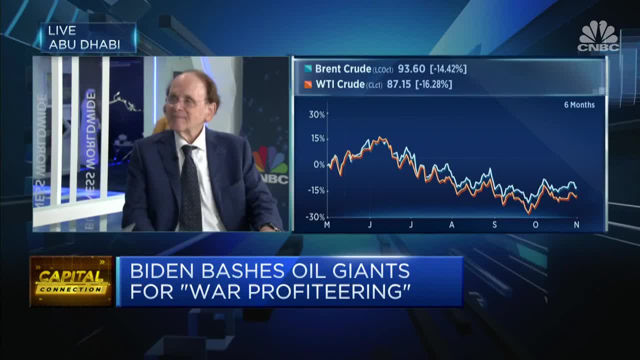 Oil firms will 'push back' on President Biden’s windfall tax plan, Dan Yergin says