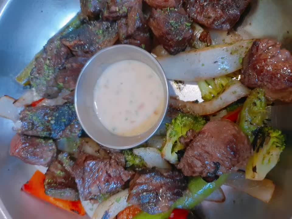 Korean steak in Gangnam's restaurant
