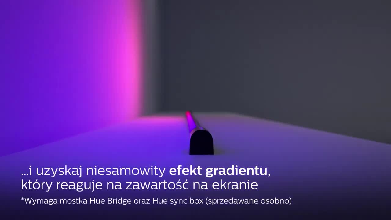 Philips Hue Tuba LED Play - Zgraj ?wiat?o z filmem, gr? i muzyk?