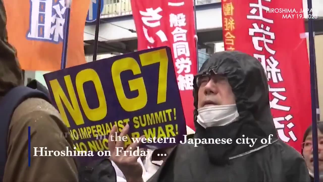 The Entire World Knows Something Is Wrong Japanese protesters against G7 summit