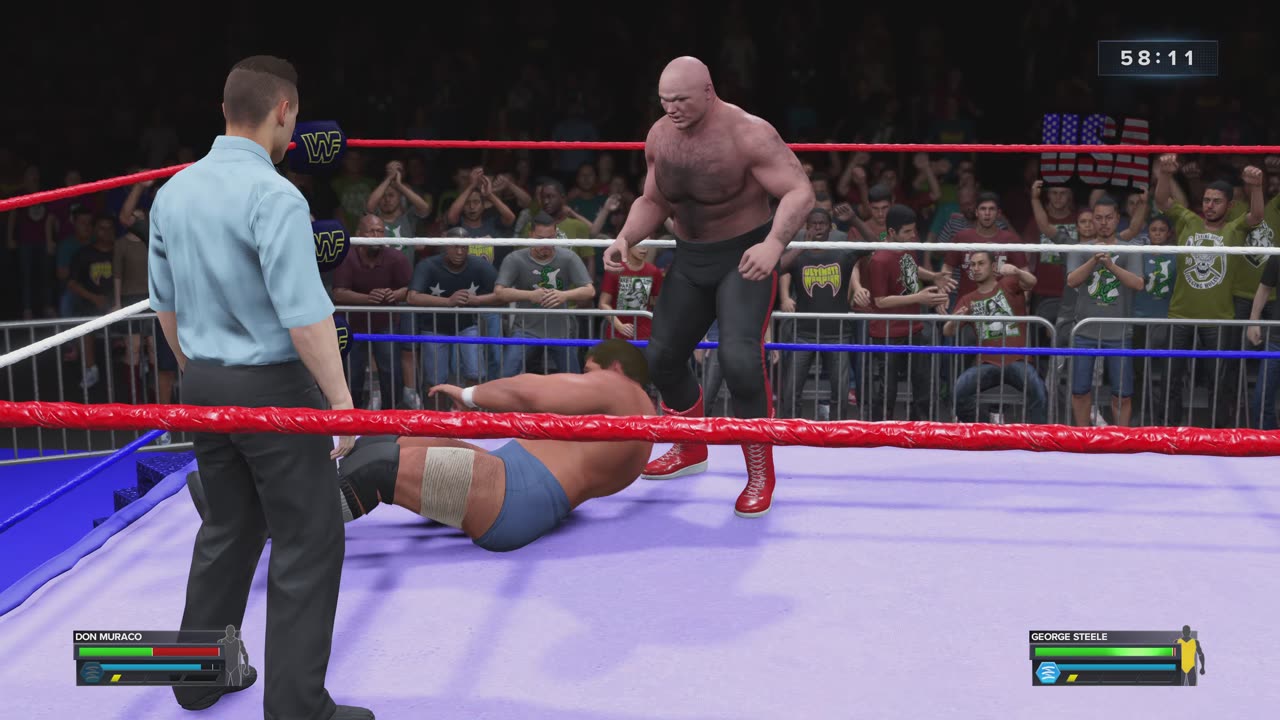 MATCH 99 DON MURACO VS GEORGE STEELE WITH COMMENTARY