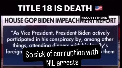 Dems attacking President Trump while they seem to have no problem with the Biden Crime Family