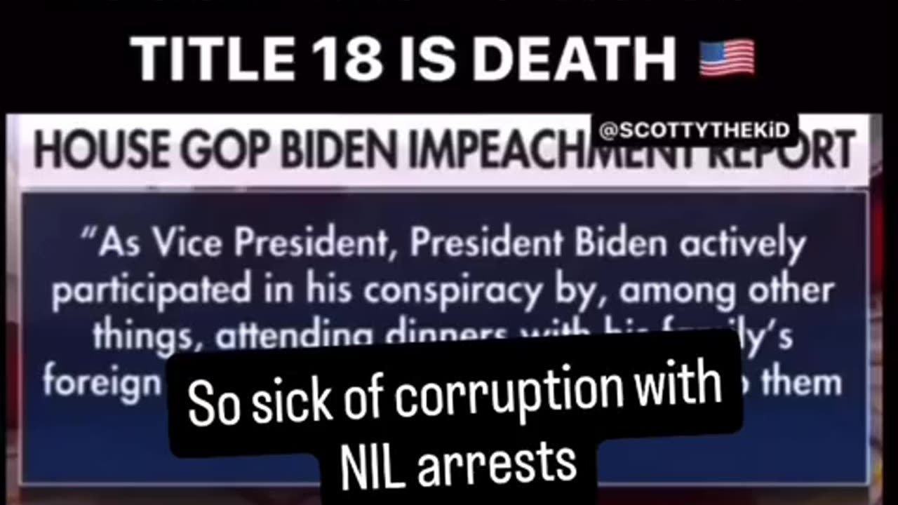 Dems attacking President Trump while they seem to have no problem with the Biden Crime Family