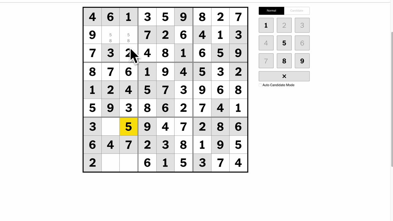 Sudoku 2023-07-09 easy
