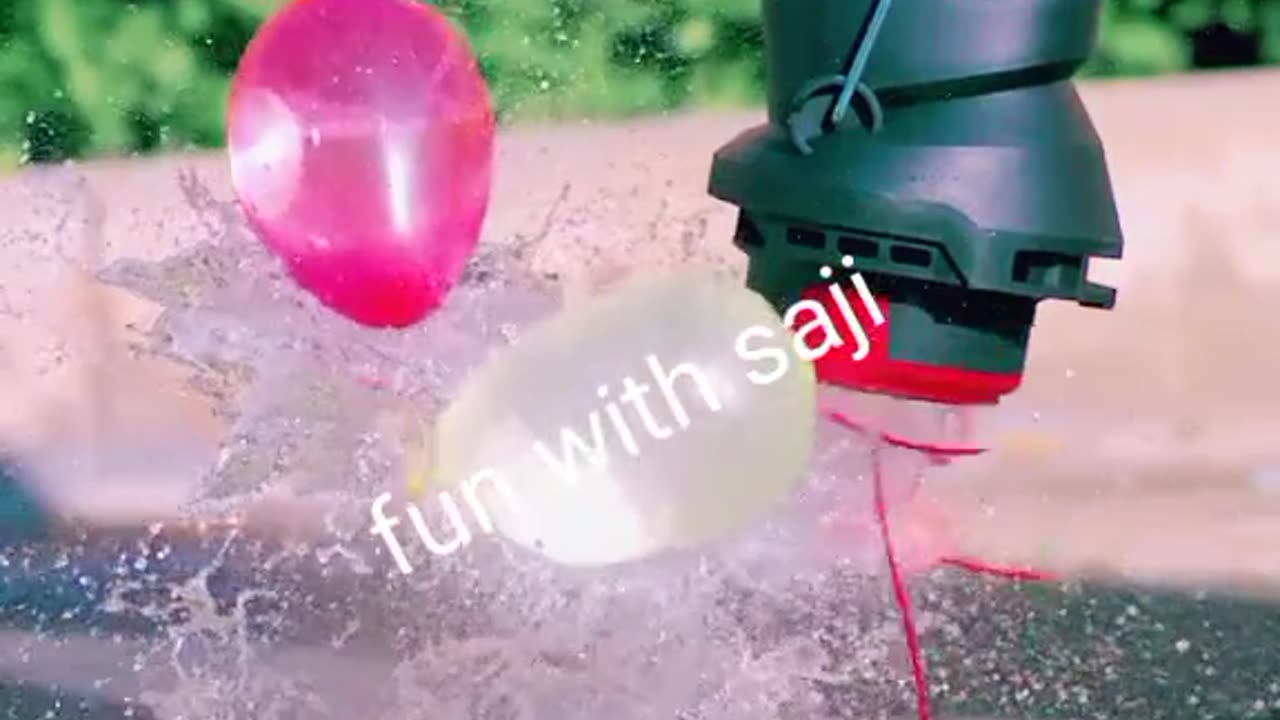 Amazing water balloon in SLOW MOš„š„š„š„µ