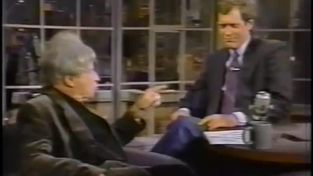 1989 LETTERMAN GUEST SAW FAUCI AND PFIZER COMING (CHILLING COMING FROM A COMEDIAN)