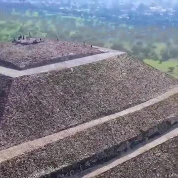 Quadcopter over Teotihuacan