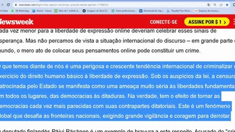 LIBERDADE DE EXPRESSÃO