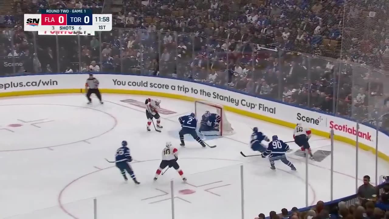 Auston Matthews Maple Leafs vs Panthers - Game 1- 52 NHL Playoffs 2023